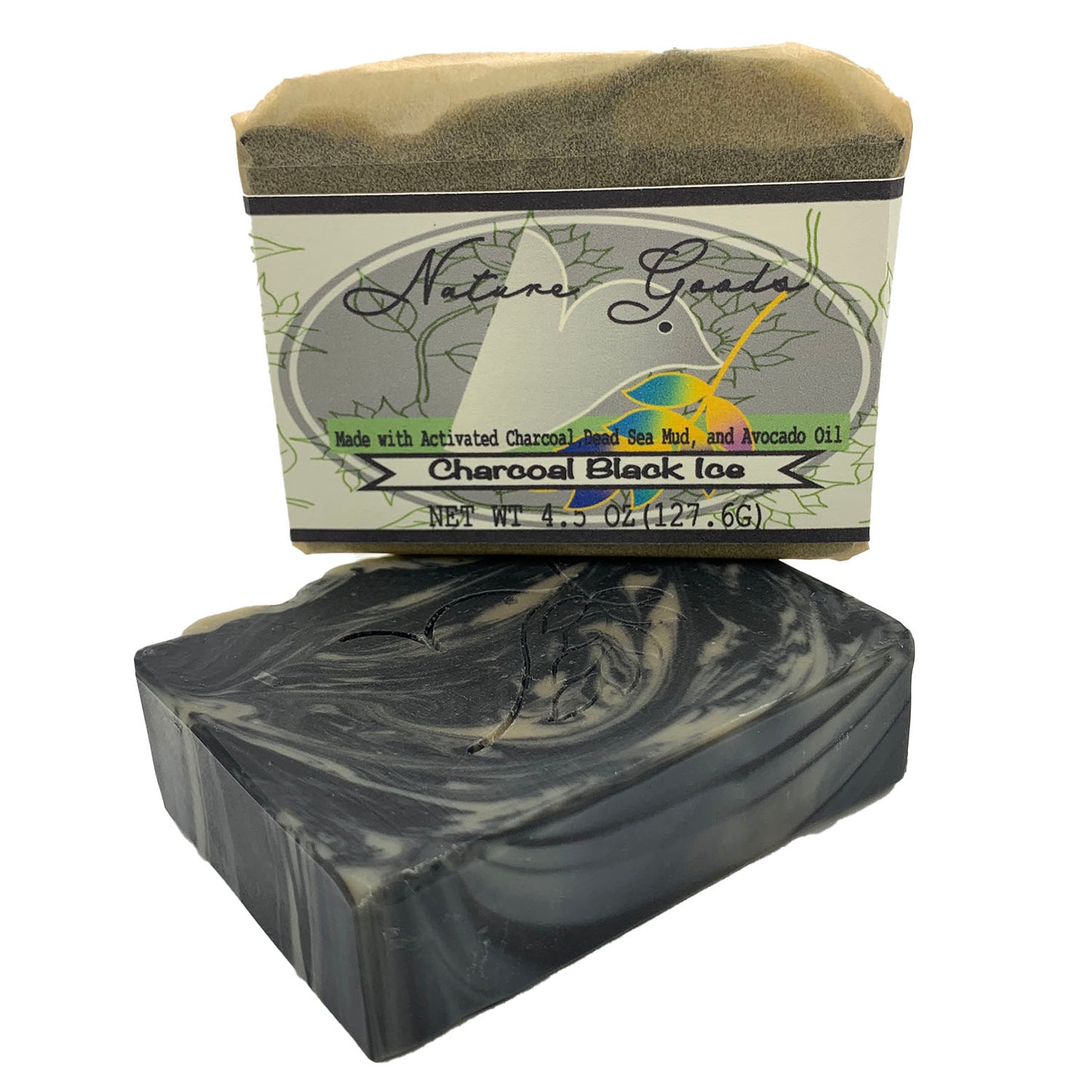 Charcoal Black Ice Spa Bath Bar Soap - Avocado Oil Collection