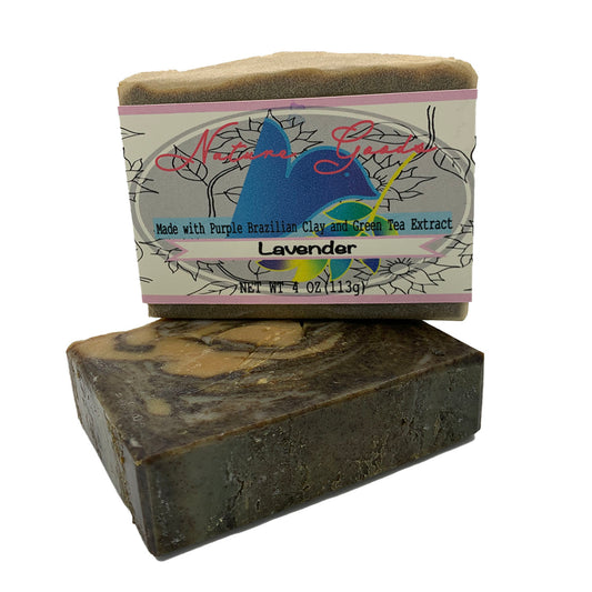 Lavender Spa Bath Bar Soap - Green Tea Extract Collection