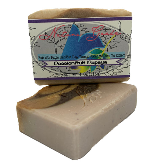 Sweet Passionfruit Papaya Spa Bath Bar Soap - Green Tea Extract Collection