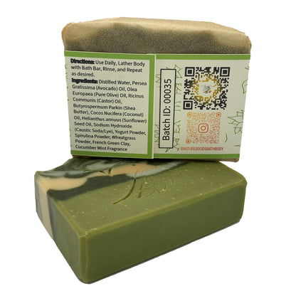 Cucumber Mint Spa Bath Bar - Avocado Oil Collection