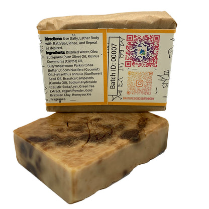 Honeysuckle Spa Bath Bar Soap - Green Tea Extract Collection