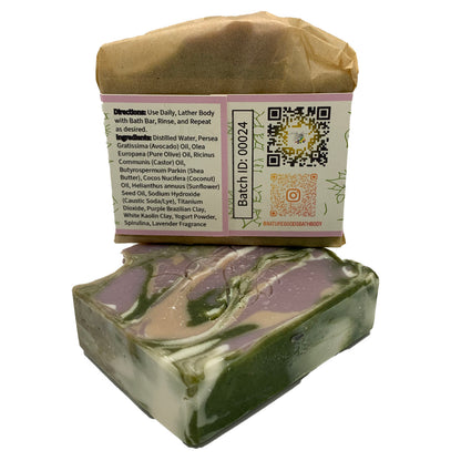 Lavender Spa Bath Bar Soap - Avocado Oil Collection