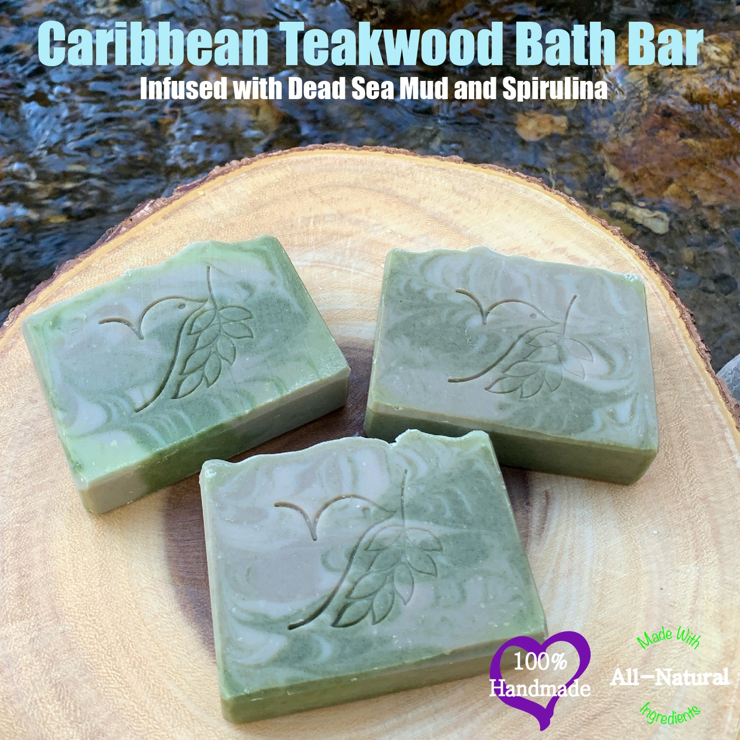 Caribbean Teakwood Spa Bath Bar - Avocado Oil Collection