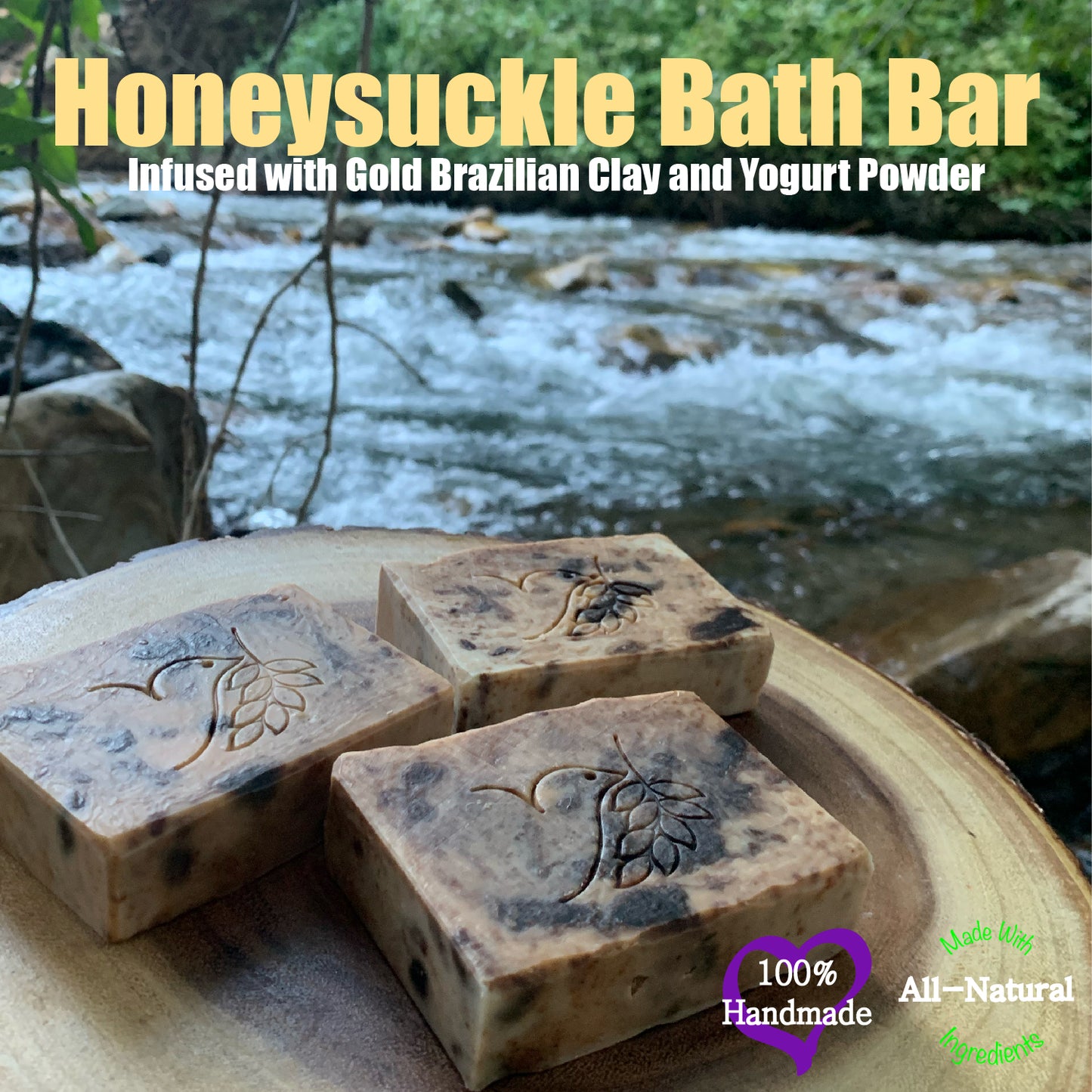 Honeysuckle Spa Bath Bar Soap - Green Tea Extract Collection