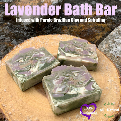 Lavender Spa Bath Bar Soap - Avocado Oil Collection