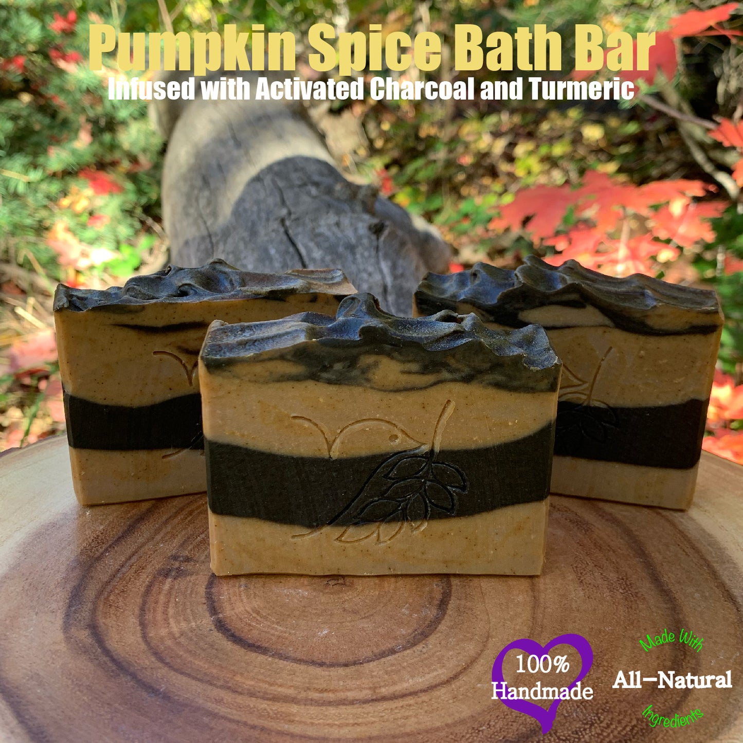 Pumpkin Spice Spa Bath Bar Soap - Green Tea Extract Collection