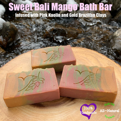 Sweet Bali Mango Spa Bath Bar Soap - Avocado Oil Collection