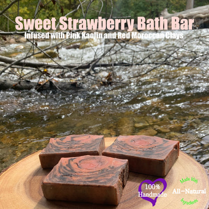 Sweet Strawberry Spa Bath Bar Soap