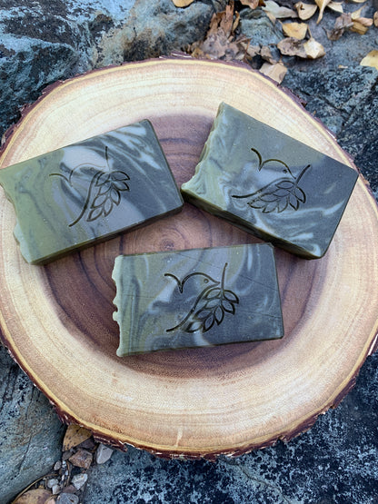 Roasted Pine Spa Bath Bar Soap - Green Tea Extract Collection