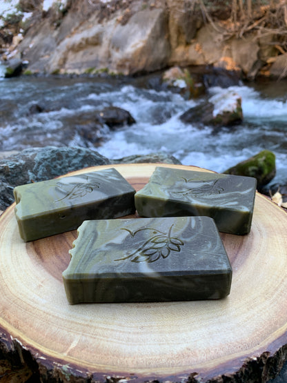 Roasted Pine Spa Bath Bar Soap - Green Tea Extract Collection