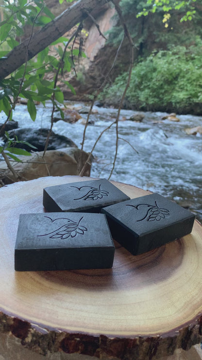 Charcoal Black Ice Spa Bath Bar Soap - Green Tea Extract Collection