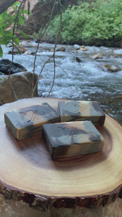 Cedarwood and Amber Spa Bath Bar Soap - Green Tea Extract Collection